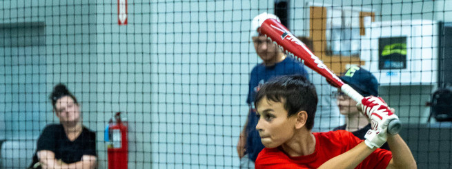 Baseball header